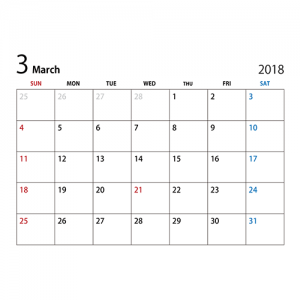 3月臨時休業のお知らせ